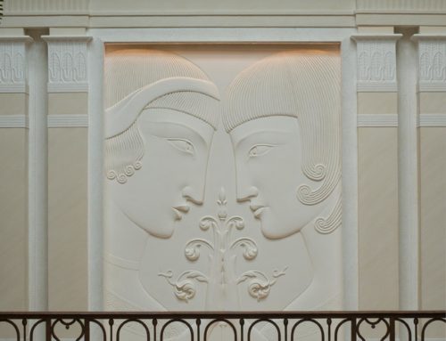 Décor mural en relief