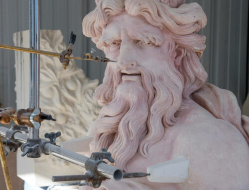 Neptune (sculpture en cours de finalisation)