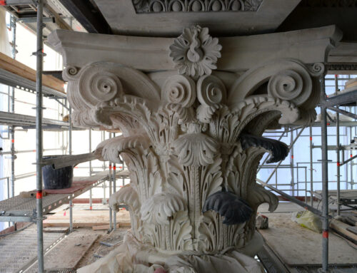 Les travaux s’achèvent sur l’église de la Madeleine, Paris